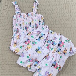 Girls Bluey Maxi Dress